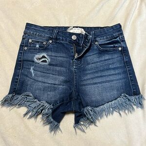 Altard state sz 24/0 cut off jean shorts medium wash